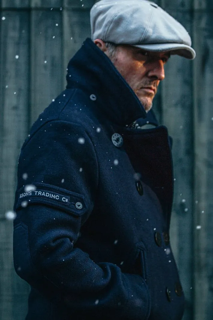 &SONS Jackets & Coats-Boardwalk Peacoat