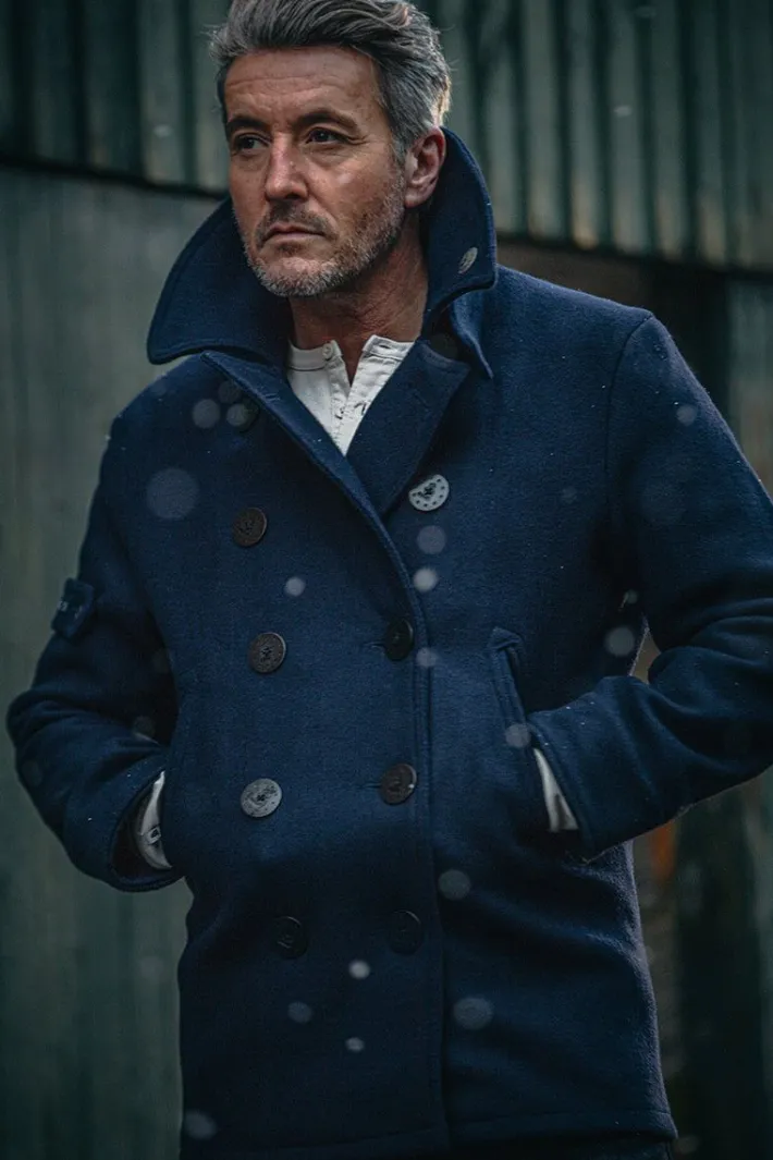 &SONS Jackets & Coats-Boardwalk Peacoat