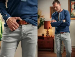 &SONS Bottoms & Shorts-Brandon Jeans Grey