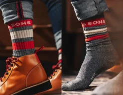 &SONS Footwear-Baseline Socks Grey