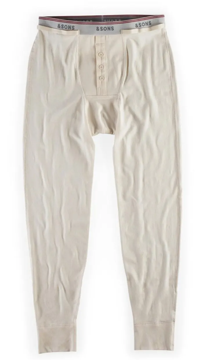 &SONS Tops-Essentials Long Johns Raw