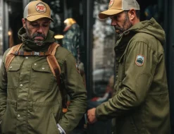 &SONS Jackets & Coats-Noah Cagoule Army Green