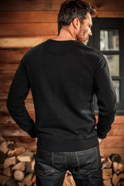 &SONS Jackets & Coats-Panther Pioneers Sweatshirt Black