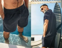 &SONS Bottoms & Shorts-Solar Shorts Navy