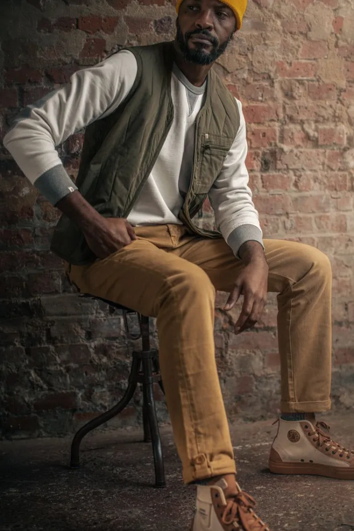 &SONS Jackets & Coats-Stone White Sweatshirt
