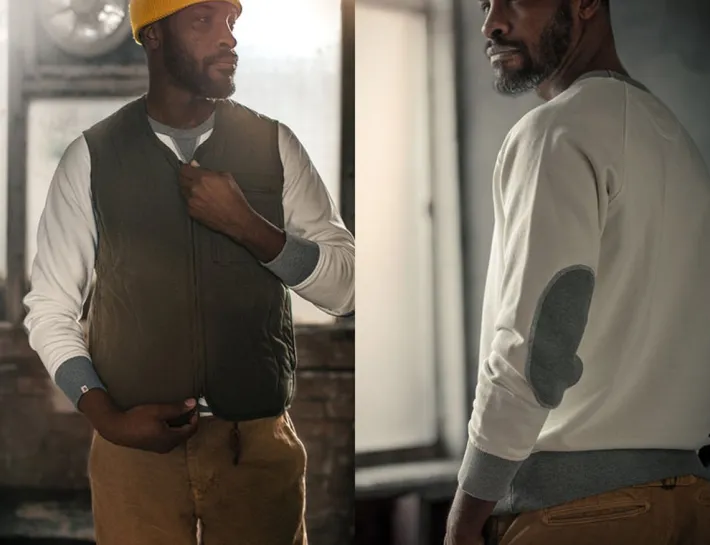 &SONS Jackets & Coats-Stone White Sweatshirt
