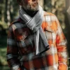 &SONS Scarves-Vale Scarf Grey