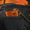&SONS Leather Goods-Tan Leather Wallet