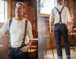 &SONS Tops-The New Elder Henley Shirt Raw